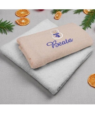 Ręcznik z Bałwankiem