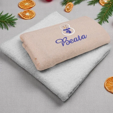 Ręcznik z Bałwankiem