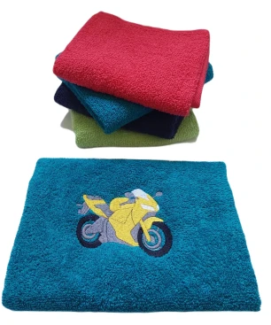 Ręcznik do przedszkola Motocykl