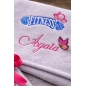 Ręcznik na siłownię damski – personalizowany z haftem imienia