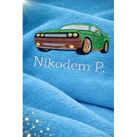 Ręcznik dla Dziecka do przedszkola Autko