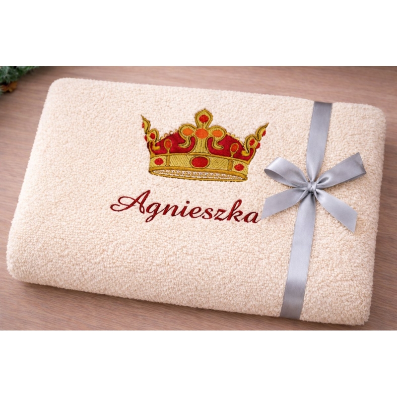 Ręcznik dla Królowej na urodziny
