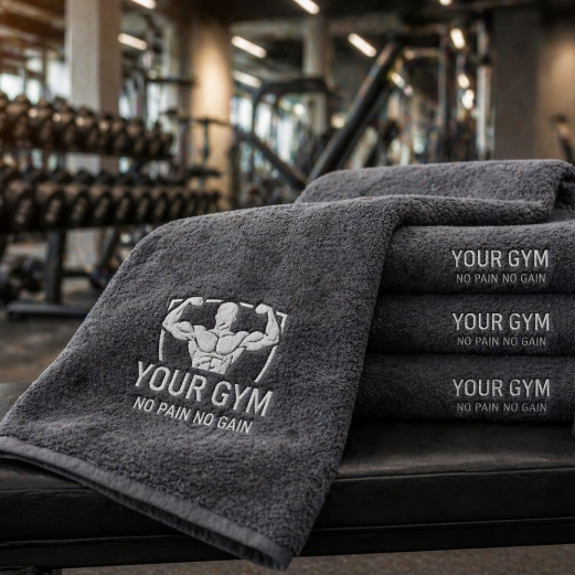 Ręczniki na siłownię z logo